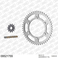 Lade das Bild in den Galerie-Viewer, AFAM Kettensatz 520, X-Ring, golden, 3498kg, GAS-GAS XC 200 2019-2019
