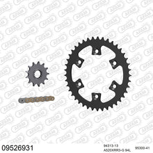 Lade das Bild in den Galerie-Viewer, AFAM Kettensatz 520, X-Ring, golden, 3498kg, GAS-GAS HP 240 Wild Quad 2004-2006
