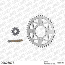 Lade das Bild in den Galerie-Viewer, AFAM Kettensatz 520, golden, 3498kg, Alu, GAS-GAS CONTACT 280 RR 2020-2020
