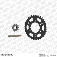 Lade das Bild in den Galerie-Viewer, AFAM Kettensatz 520, X-Ring, golden, 3498kg, POLARIS 250 Trail Blazer 2000-2001
