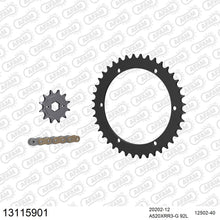 Lade das Bild in den Galerie-Viewer, AFAM Kettensatz 520, X-Ring, golden, 3498kg, XROADS 150 Stinger 2003-2004
