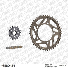 Lade das Bild in den Galerie-Viewer, AFAM Kettensatz 525, X-Ring, golden, 4987kg, Alu, BMW S 1000 R 2013-2020
