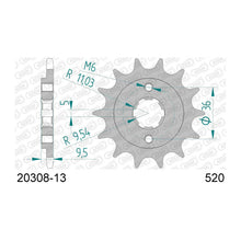 Lade das Bild in den Galerie-Viewer, AFAM Ritzel 520, 13 Zähne

