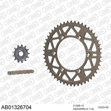 Lade das Bild in den Galerie-Viewer, AFAM Kettensatz 520, X-Ring, golden, 3498kg, Alu, selfclean, YAMAHA WR 250 F W,X,Y,Z,A,B,D,E,F,G,H,J,K 2007-2019
