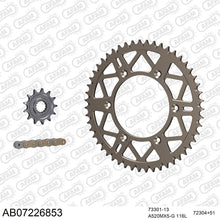 Lade das Bild in den Galerie-Viewer, AFAM Kettensatz 520, golden, 3814kg, Alu, selfclean, KTM XC-F 250 . 2020-2021

