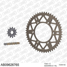 Lade das Bild in den Galerie-Viewer, AFAM Kettensatz 520, X-Ring, golden, 3498kg, Alu, selfclean, GAS-GAS EC 250 2021-2021
