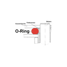 Lade das Bild in den Galerie-Viewer, DC Kette DC420MO, 1938kg, O-ring, 104 Glieder, Clipschloss Press-Sitz
