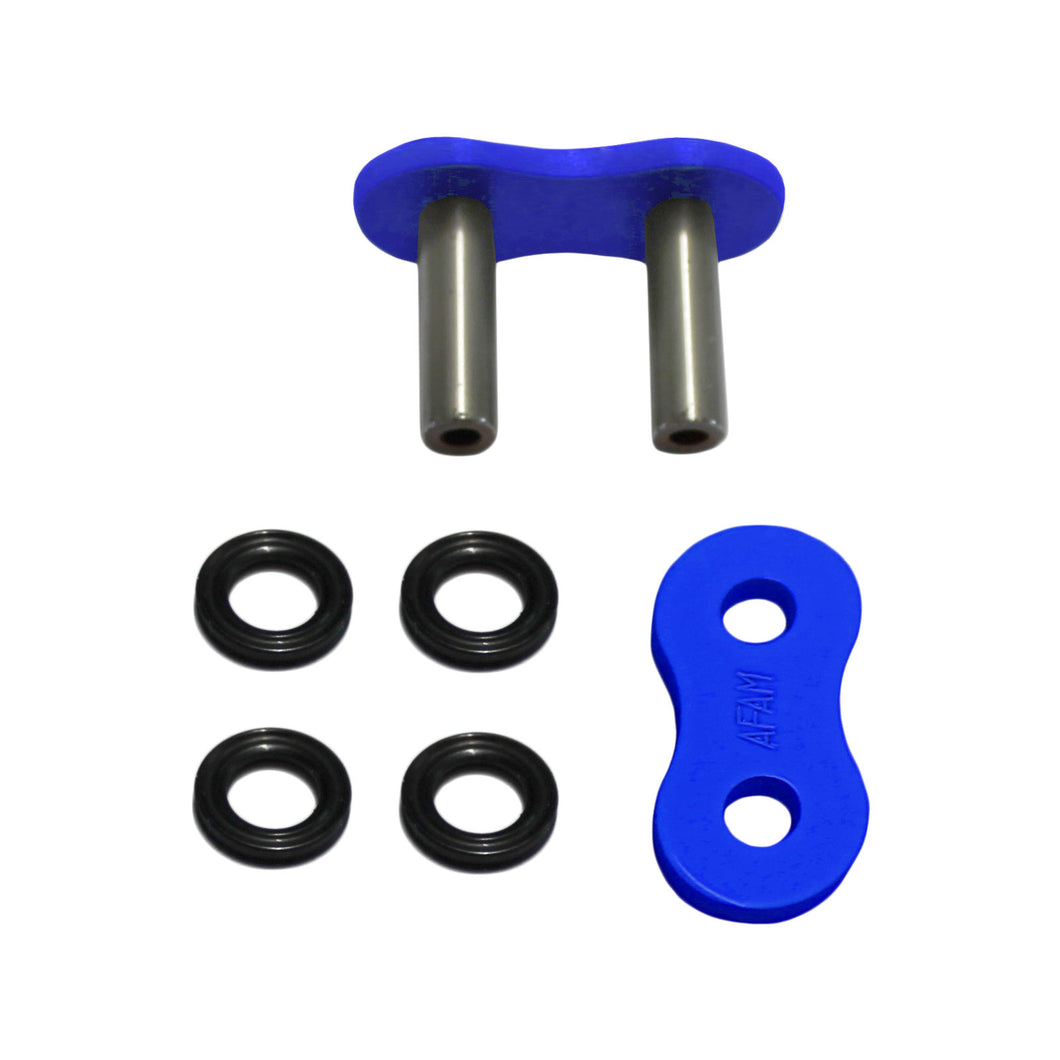 Kettenschloss, Hohlnietschloss für AFAM Kette A530XHR2-B, 4987kg, X-Ring, blau