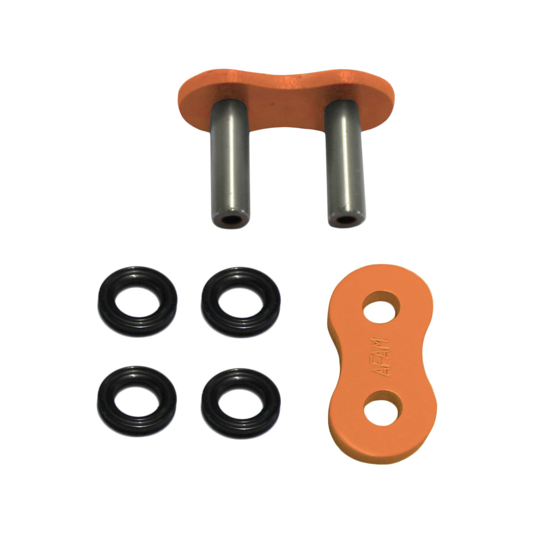 Kettenschloss, Hohlnietschloss für AFAM Kette A520XHR2-O, 4263kg, X-Ring, orange
