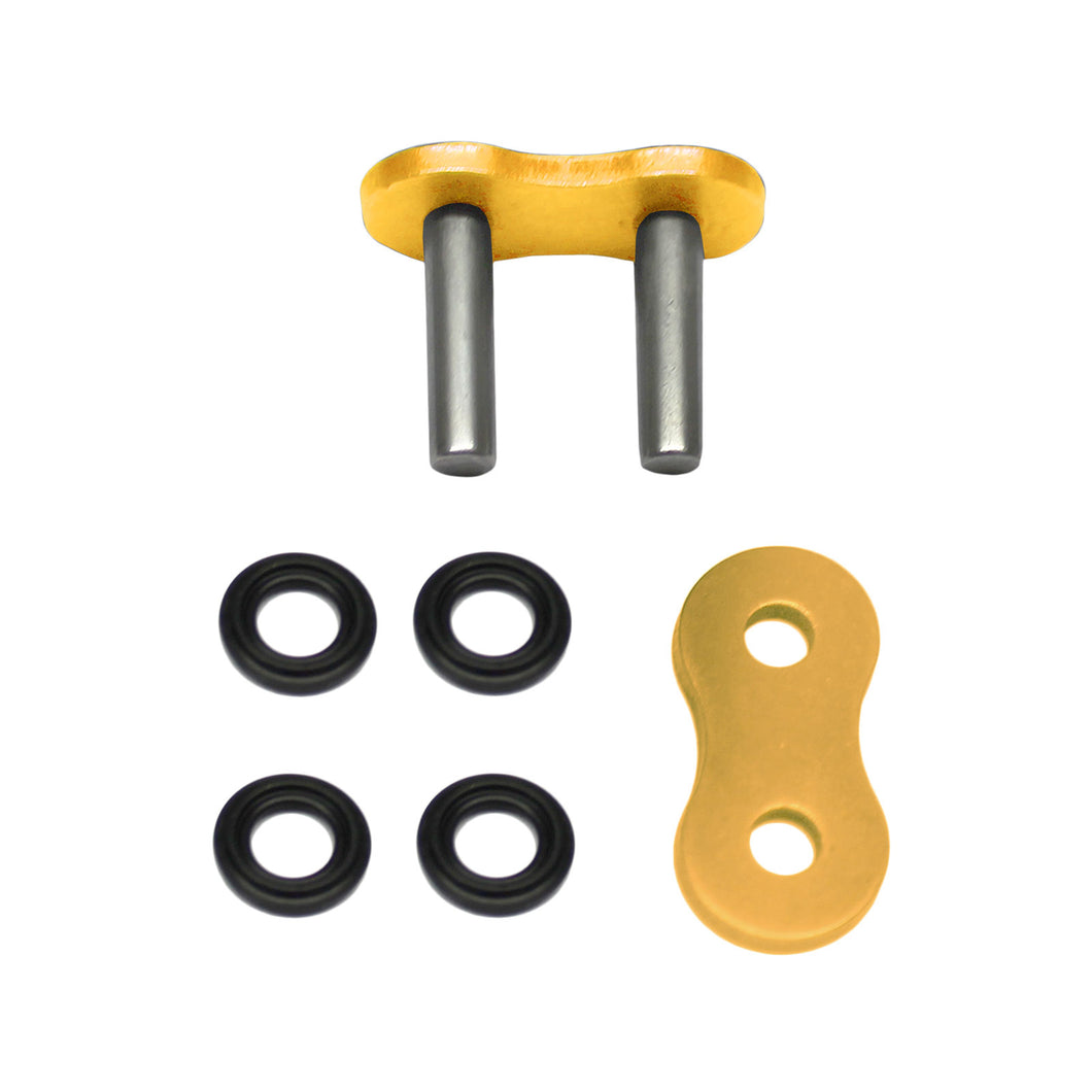 Kettenschloss, Vollnietschloss für DC Kette DC520MZX2-G, 4263kg, X-Ring, golden