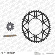 Lade das Bild in den Galerie-Viewer, AFAM Kettensatz 520, X-Ring, golden, 3498kg, Stahl light, selfclean, YAMAHA WR 250 F L 2020-2020
