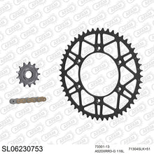 Lade das Bild in den Galerie-Viewer, AFAM Kettensatz 520, X-Ring, golden, 3498kg, Stahl light, selfclean, HUSQVARNA TX 300 i 2020-2021
