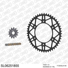 Lade das Bild in den Galerie-Viewer, AFAM Kettensatz 520, golden, 3814kg, Stahl light, selfclean, HUSQVARNA FC 450 2020-2021
